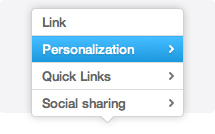 Easily insert personalization into your campaigns